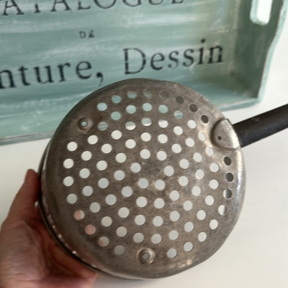 Vintage Aluminum Fryer Basket Colander - Picture 4 of 9